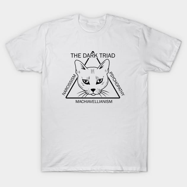 Psycho Cat T-Shirt by valentinahramov